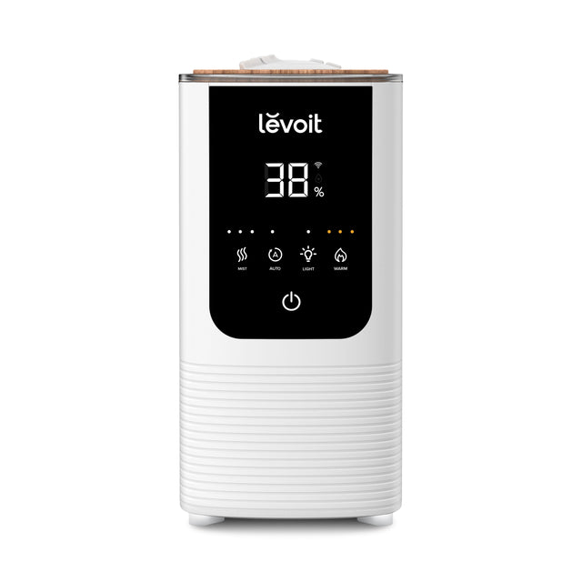 Resigilat! Umidificator LEVOIT - OasisMist 450S Smart Ultrasonic Cool Mist Tower, Autonomie 45 ore, Rezervor 4,5 L