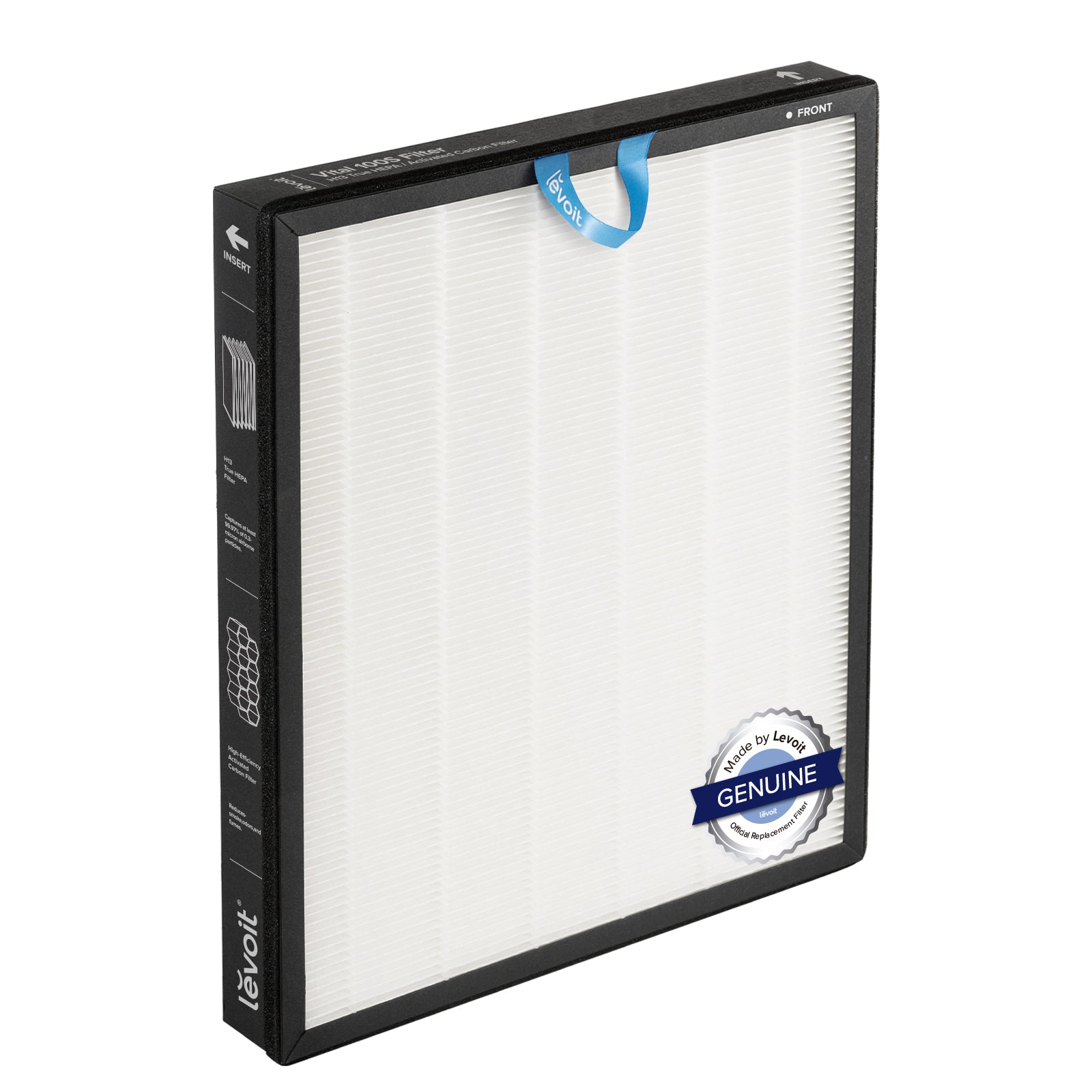 Filtru purificator Levoit Vital 100S Smart LRF-V102-WEU, 3-in-1, Pre-filtru lavabil, Filtru HEPA si Filtru de carbon activ cu eficienta ridicata
