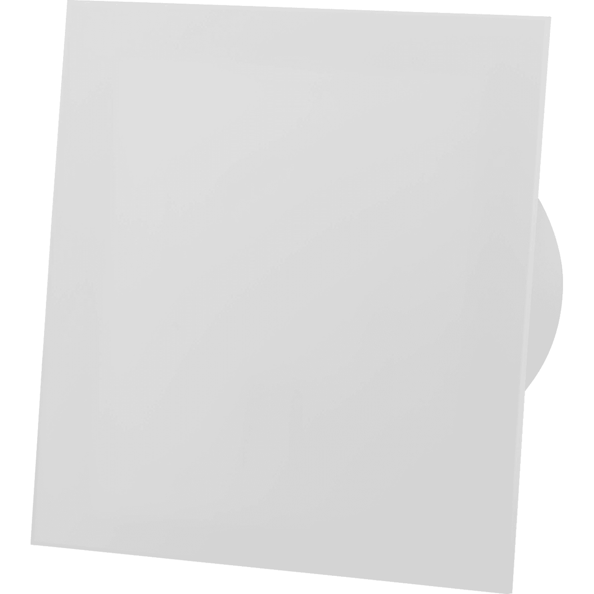 Panou frontal din sticla pentru ventilator baie dRim White Mat