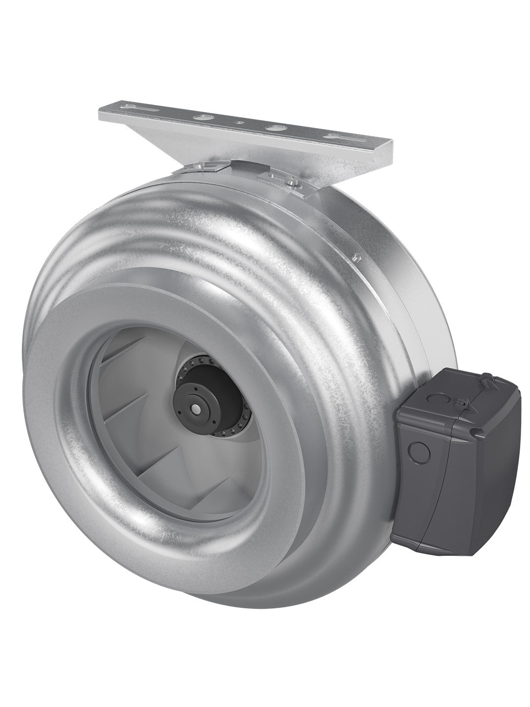 Ventilator centrifugal Squall D250 GDF Venteurope, Debit 1020 mc/h, Diametru Ø250mm, Carcasa otel galvanizat