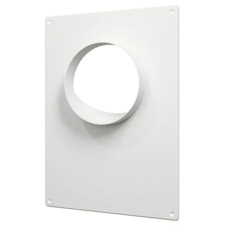 Masca perete metalica cu flansa Ø155, exterior 196х236, Metal