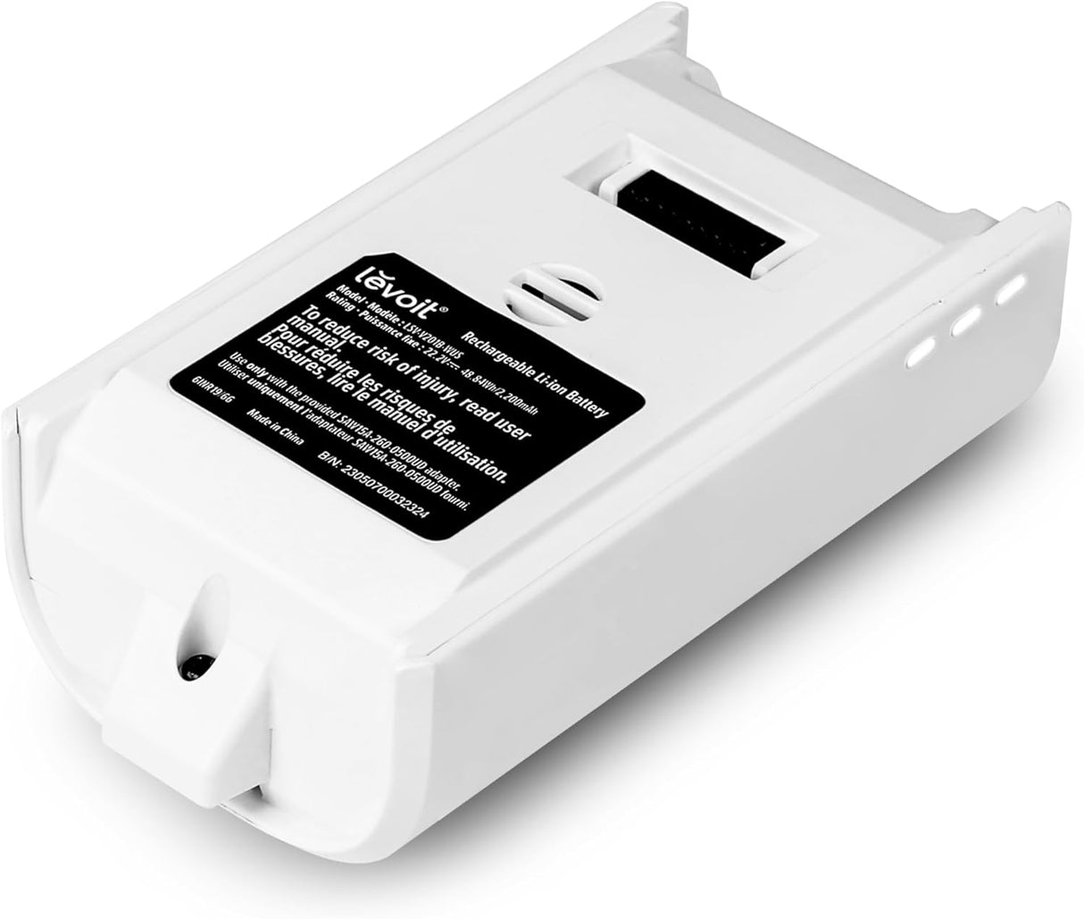 Acumulator pentru Aspirator vertical fara fir LEVOIT V200, ALB, 2200mAh