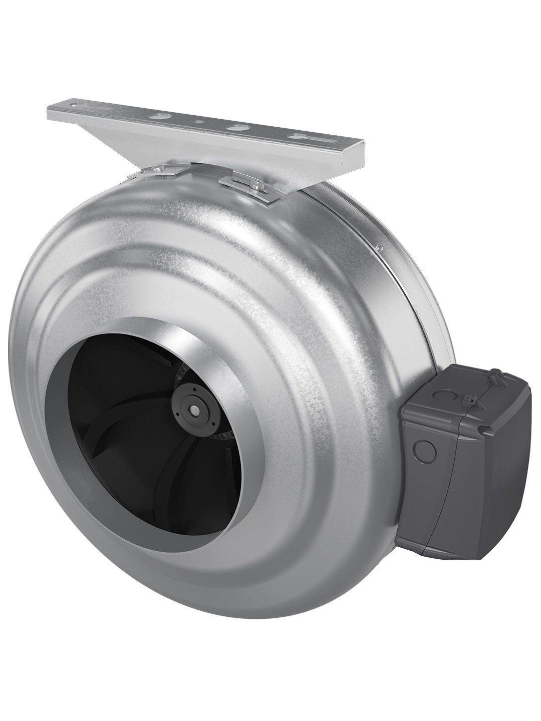 Ventilator centrifugal MARS 160, Debit 245 mc/h, Carcasă metalică, Diametru Ø160mm