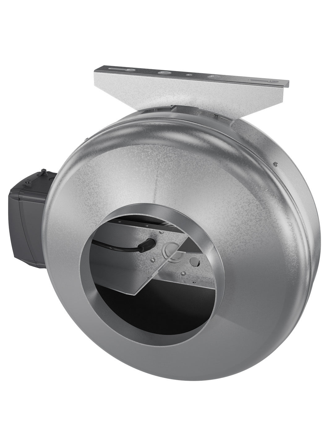 Ventilator centrifugal Squall D160 GDF Venteurope, Debit 655mc/h, Diametru Ø160mm, Carcasa otel galvanizat