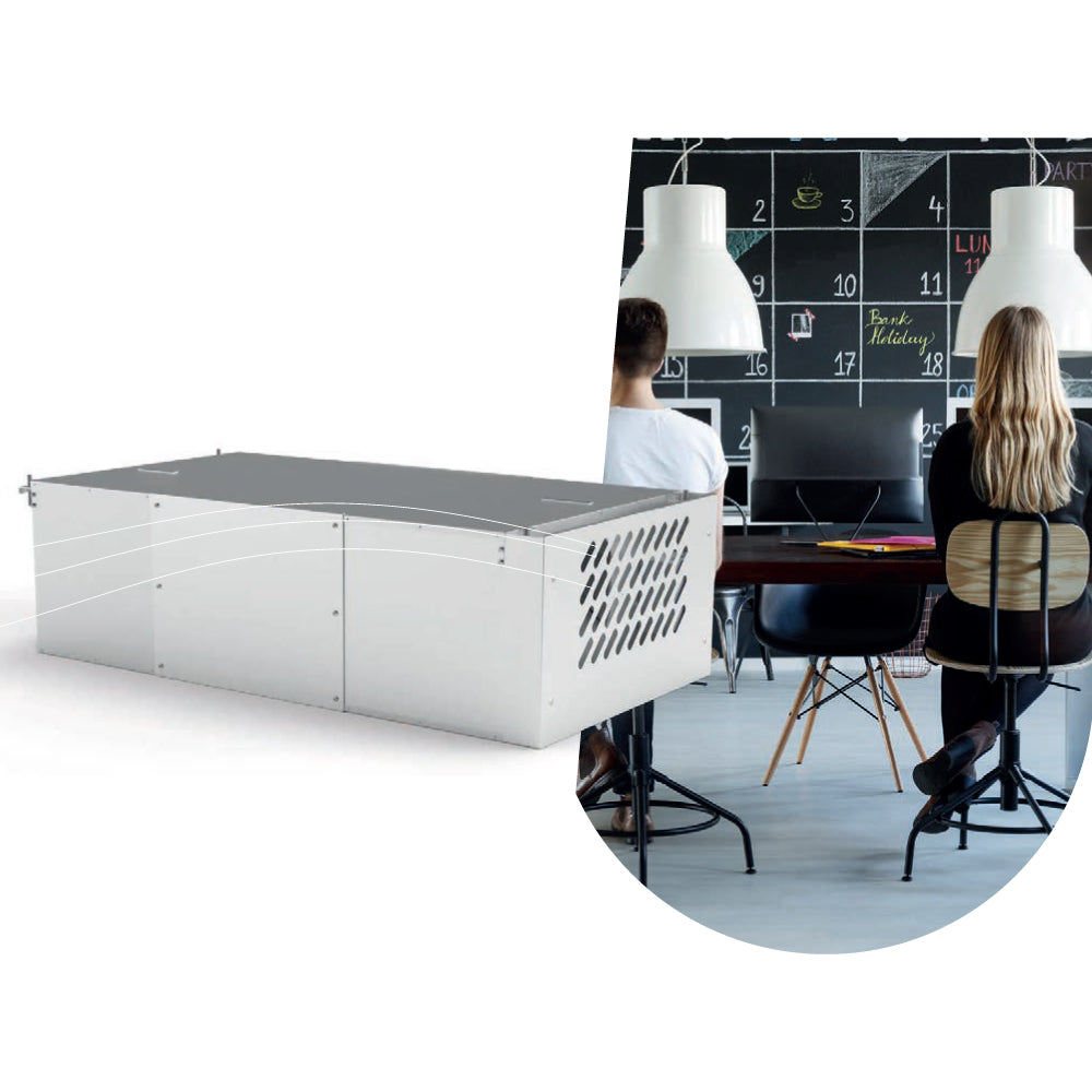 Helty Flow 600 Steel – montaj tavan sau perete (600 m³/h)