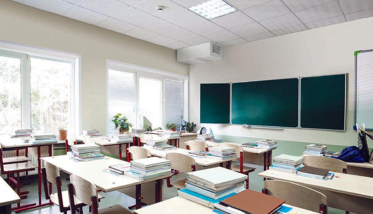 Helty Flow 600 Steel – montaj tavan sau perete (600 m³/h)