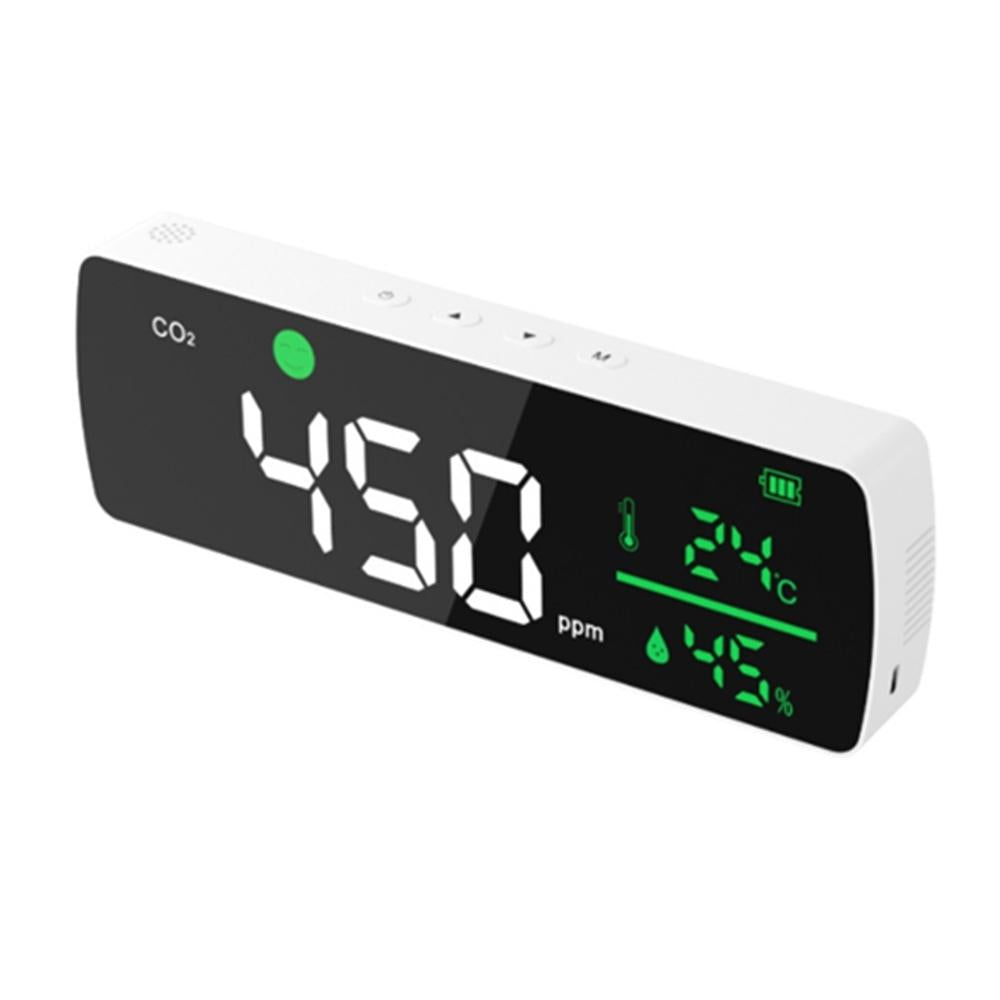 Monitor calitate aer CD06, detector CO2 dioxid de carbon, Temperatura, Umiditate, incarcare USB-C