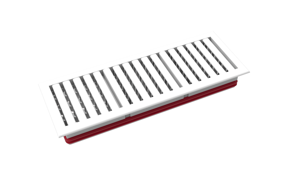 Grilă modulară de admisie și evacuare Heatpex Aria Flat 500/Connect, Versatila, Material ABS, Alb
