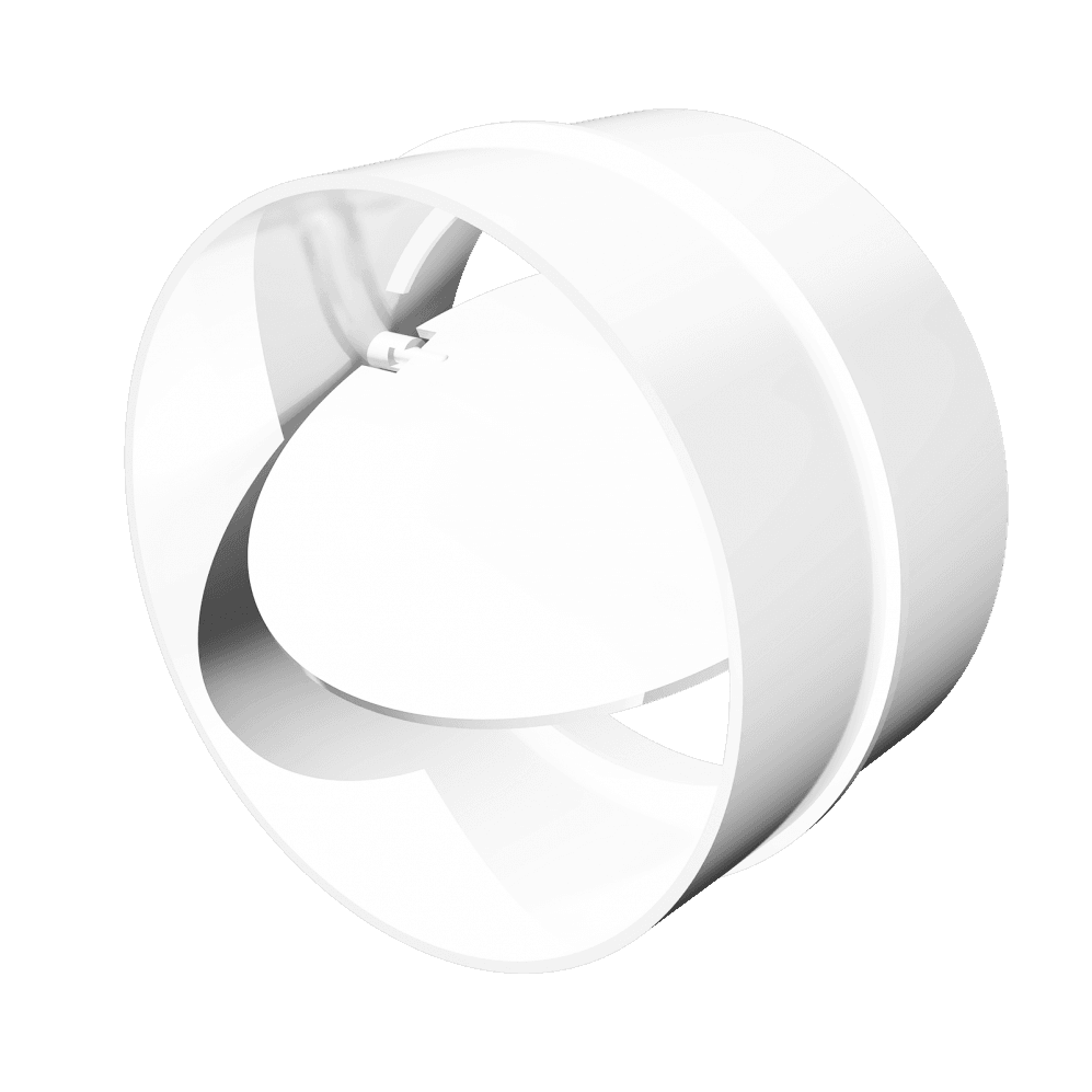 CONECTOR CU CLAPETA ANTIRETUR, Ø160mm, PVC