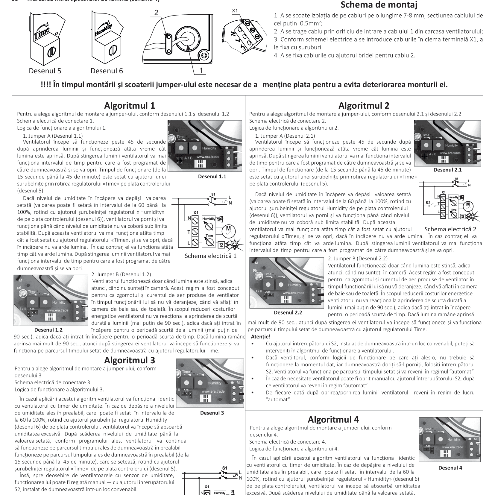 Ventilator baie AURA 4C MRH Silent, Clapeta antiretur, Garantie 2 ani, Motor Long Life 40000h, Debit 90mc/h, Ø100mm