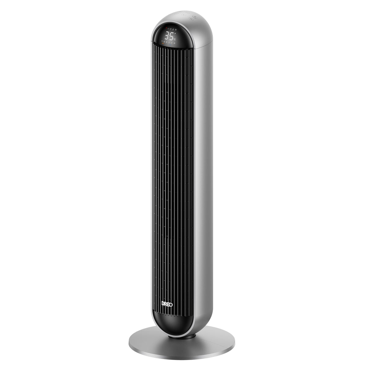 Resigilat! Aeroterma 2in1 Dreo 806S, Heater 2000W, Ventilator Turn, Heater Ceramica, Oscilatie 120°, Timer 12h, Display LED, 5 Trepte Incălzire, 12 Trepte Ventilare, DREO App, FortPlug, TurboSilent, Mod ECO, Termostat, Telecomanda, Negru&Argintiu