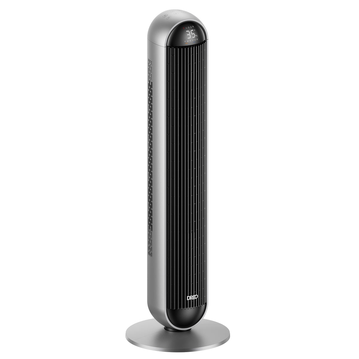 Resigilat! Aeroterma 2in1 Dreo 806S, Heater 2000W, Ventilator Turn, Heater Ceramica, Oscilatie 120°, Timer 12h, Display LED, 5 Trepte Incălzire, 12 Trepte Ventilare, DREO App, FortPlug, TurboSilent, Mod ECO, Termostat, Telecomanda, Negru&Argintiu