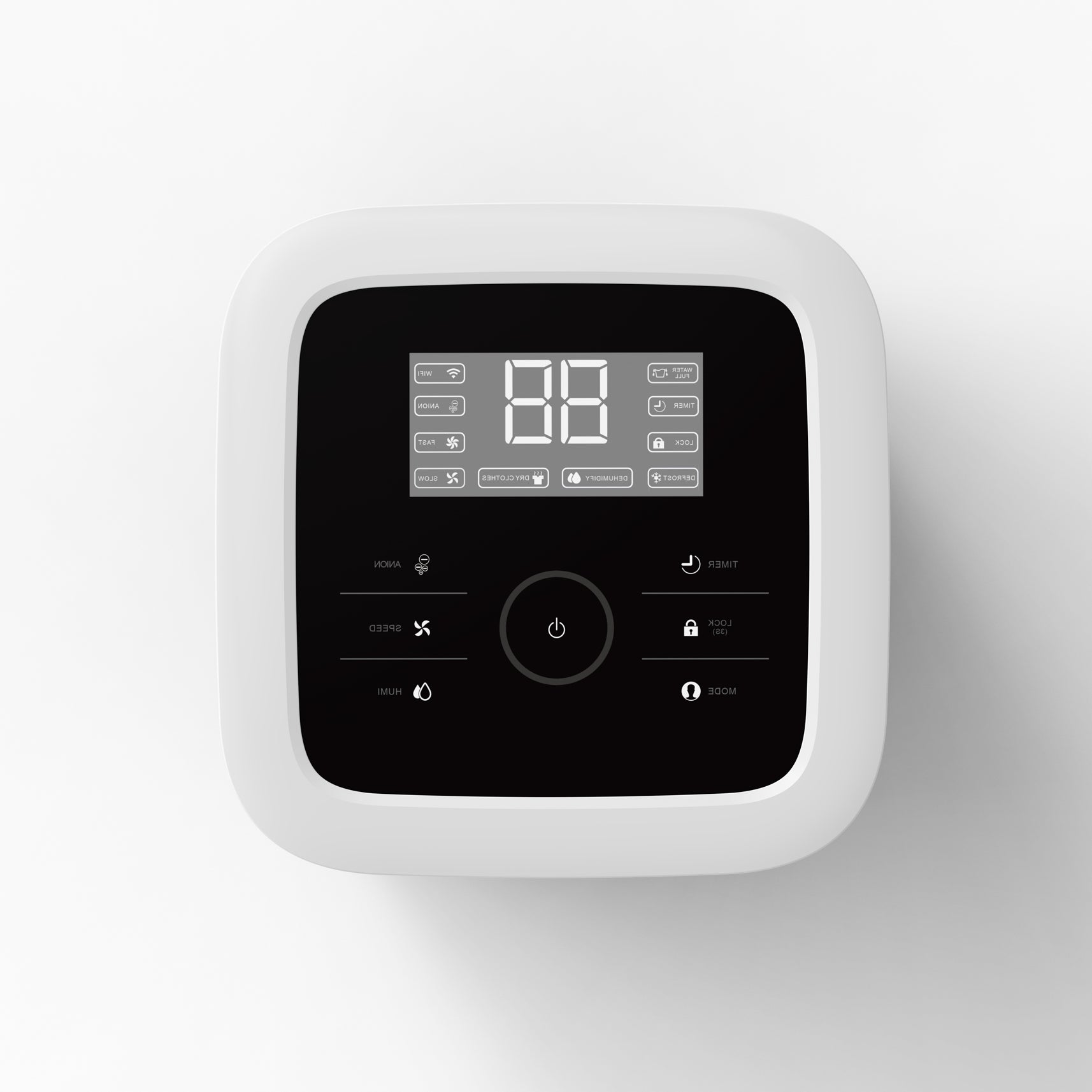 Dezumidificator Evoair, FlexyDry 12 Smart, 12l/24h, Senzor de Umiditate, Functie Ionizare, Uscare Rufe, Rezervor 2.2l, Alb