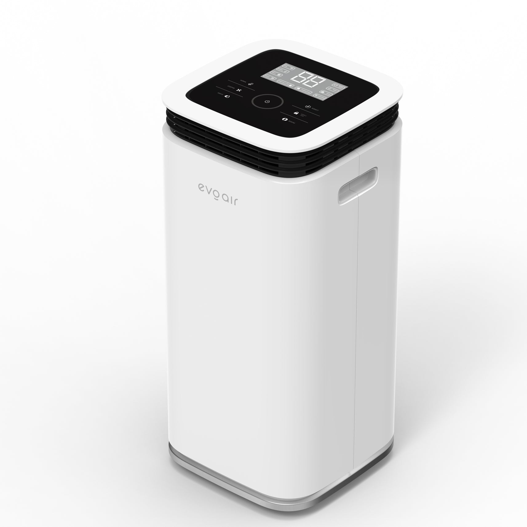 Dezumidificator evoair, FlexyDry 22 Smart, 22l/24h Senzor de Umiditate, Functie Ionizare, Uscare Rufe, Rezervor 4.5l, Alb