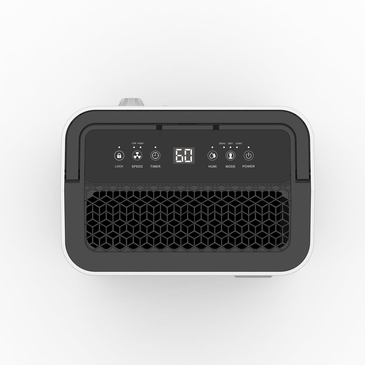 Resigilat! Dezumidificator Evoair, OptiDry 16, 16l/24h, Senzor de Umiditate, Functie Memorie, Uscare Rufe, Rezervor 2l, Display digital, Alb