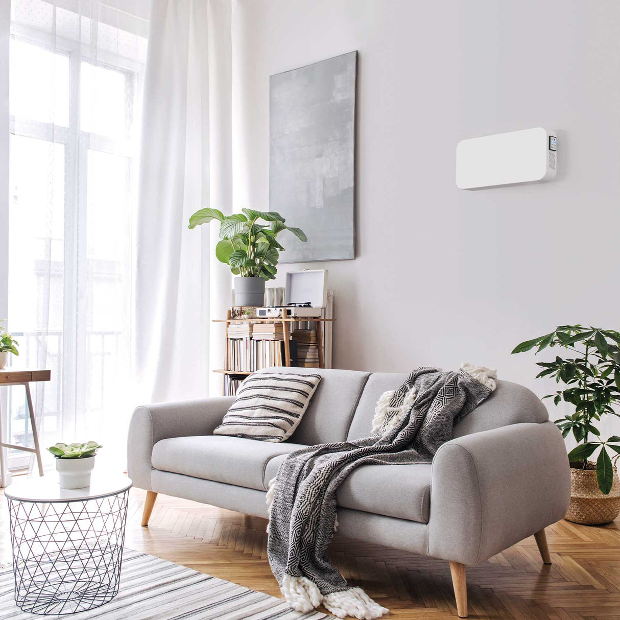 Recuperator de caldura Helty Flow Easy, Dublu Flux, Randament 91%, Filtru F7+G4