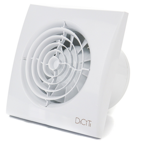 Ventilator baie AURA 5C Silent, Clapeta antiretur, Garantie 2 ani, Motor Long Life 40000h, Debit 180mc/h, Ø125mm