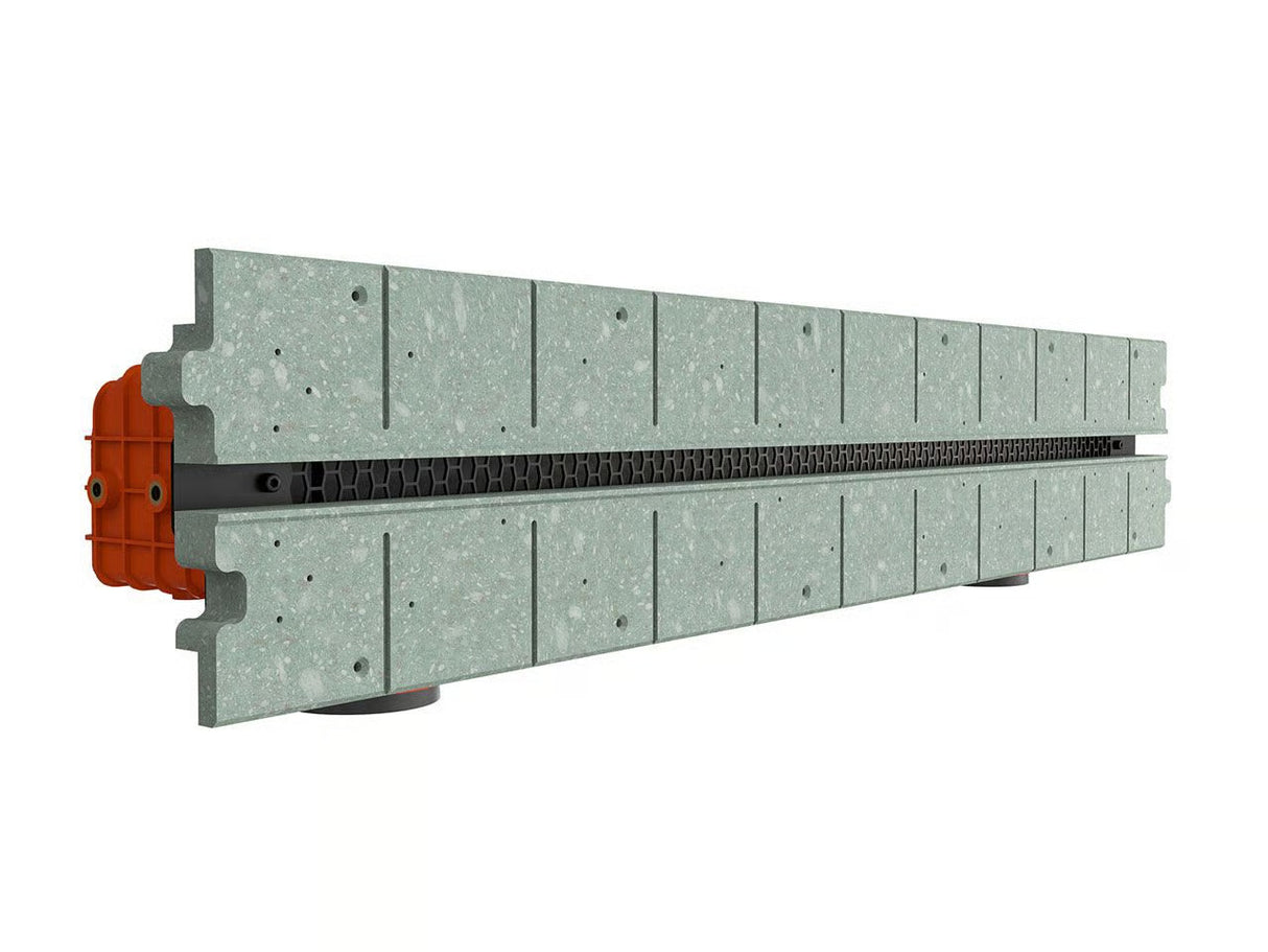 Grilă de ventilație încastrată în rigips Ergovent PRO PUZZLE 1000, 75 mm