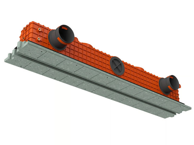 Grilă de ventilație încastrată în rigips Ergovent PRO PUZZLE 1000, 75 mm