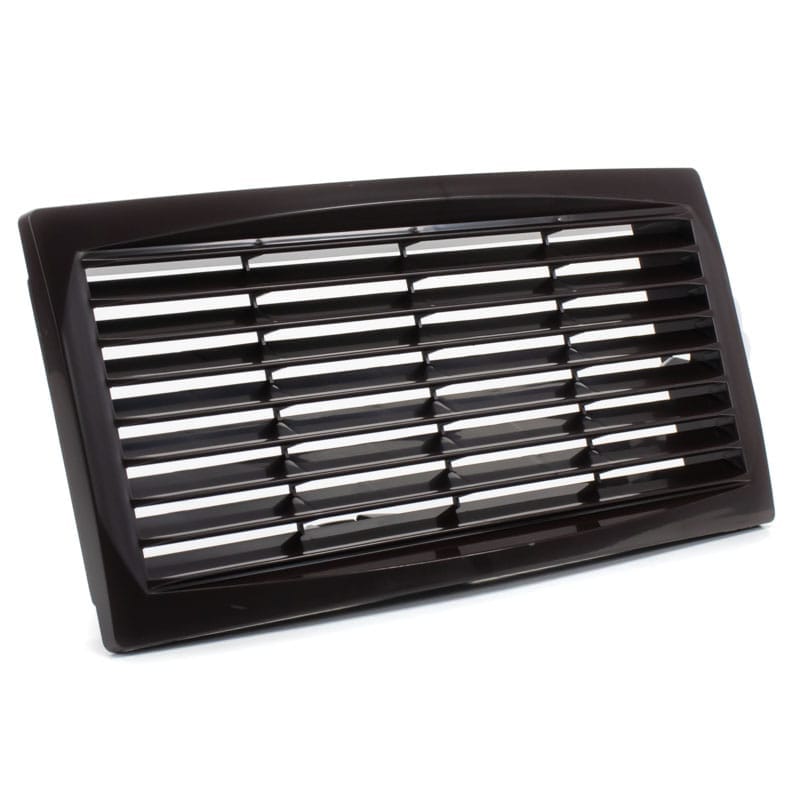 Grila ventilatie 300x135 rectangulara , exterior, Plastic ABS, Brown