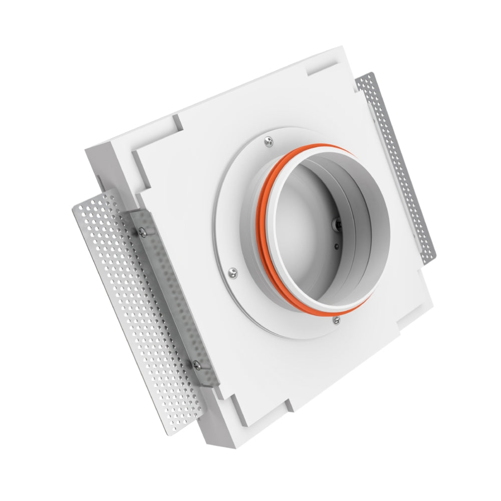 Grilă de ventilație încastrată în rigips Ergovent KVADRO125