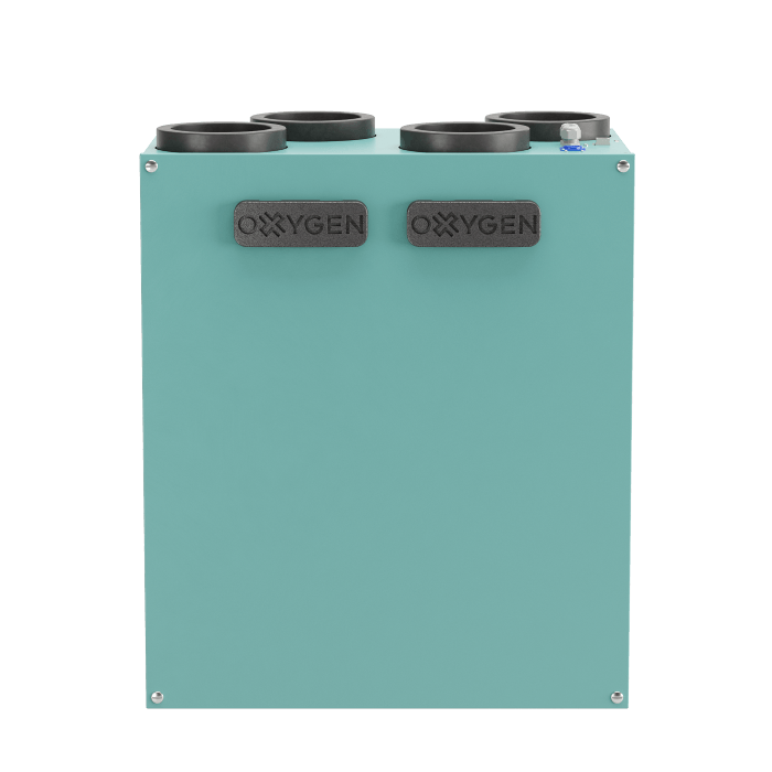Oxygen X-Air V200E cu entalpie centrala de ventilatie cu recuperare de caldura perete