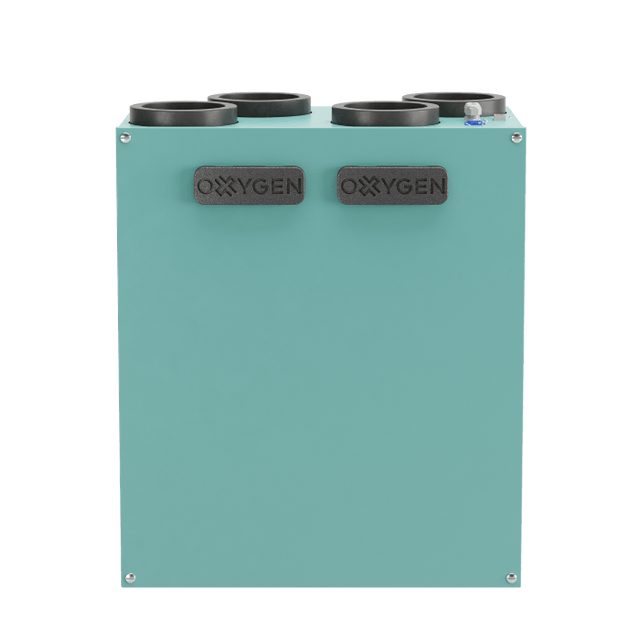 Oxygen X-Air V200E cu entalpie centrala de ventilatie cu recuperare de caldura perete
