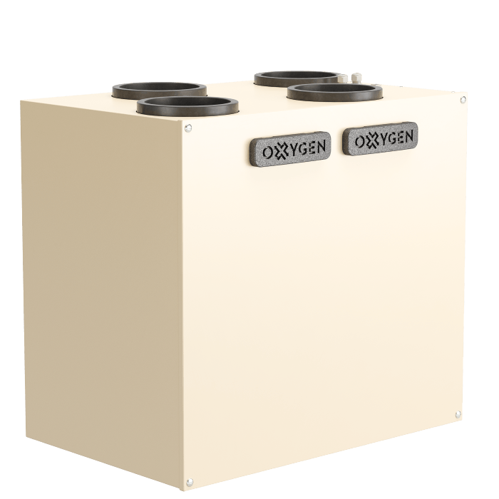Oxygen X-Air V400 centrala de ventilatie cu recuperare de caldura perete