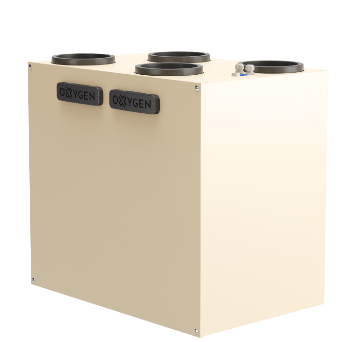 Oxygen X-Air V400 centrala de ventilatie cu recuperare de caldura perete