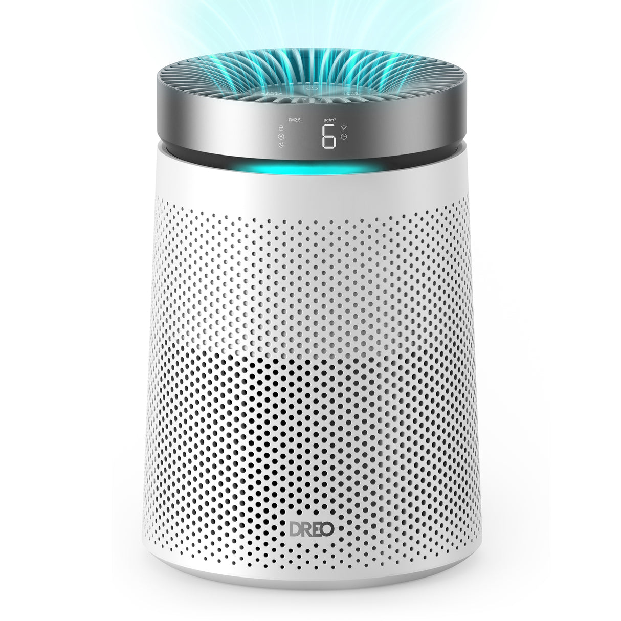 Purificator aer Dreo Macro AP606, 173 m³/h, Filtru 3 in 1 H13 True HEPA, Senzor calitate aer, Mod Auto, Lumină ambientală, 4 trepte de viteza, Timer, Până la 15 m2, Alb