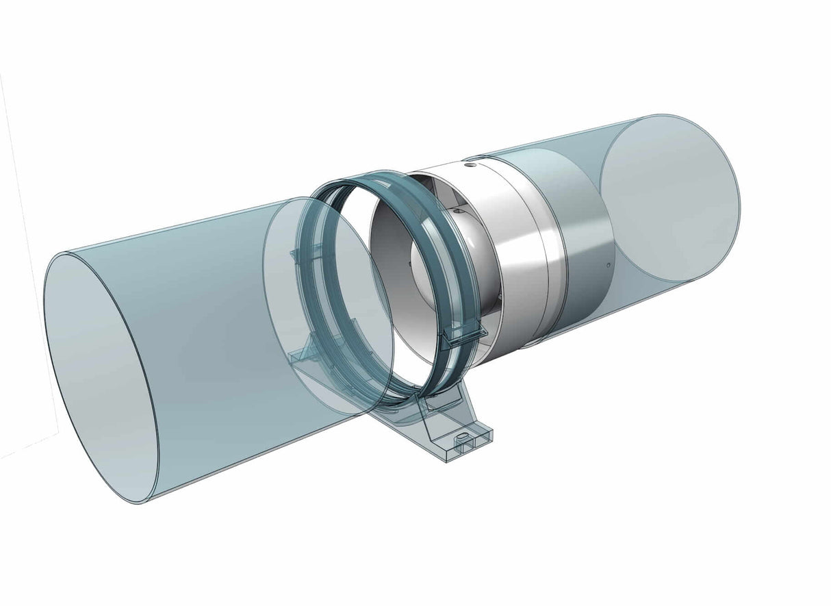 Ventilator de tubulatura axial PROFIT 150, Debit 280 mc/h