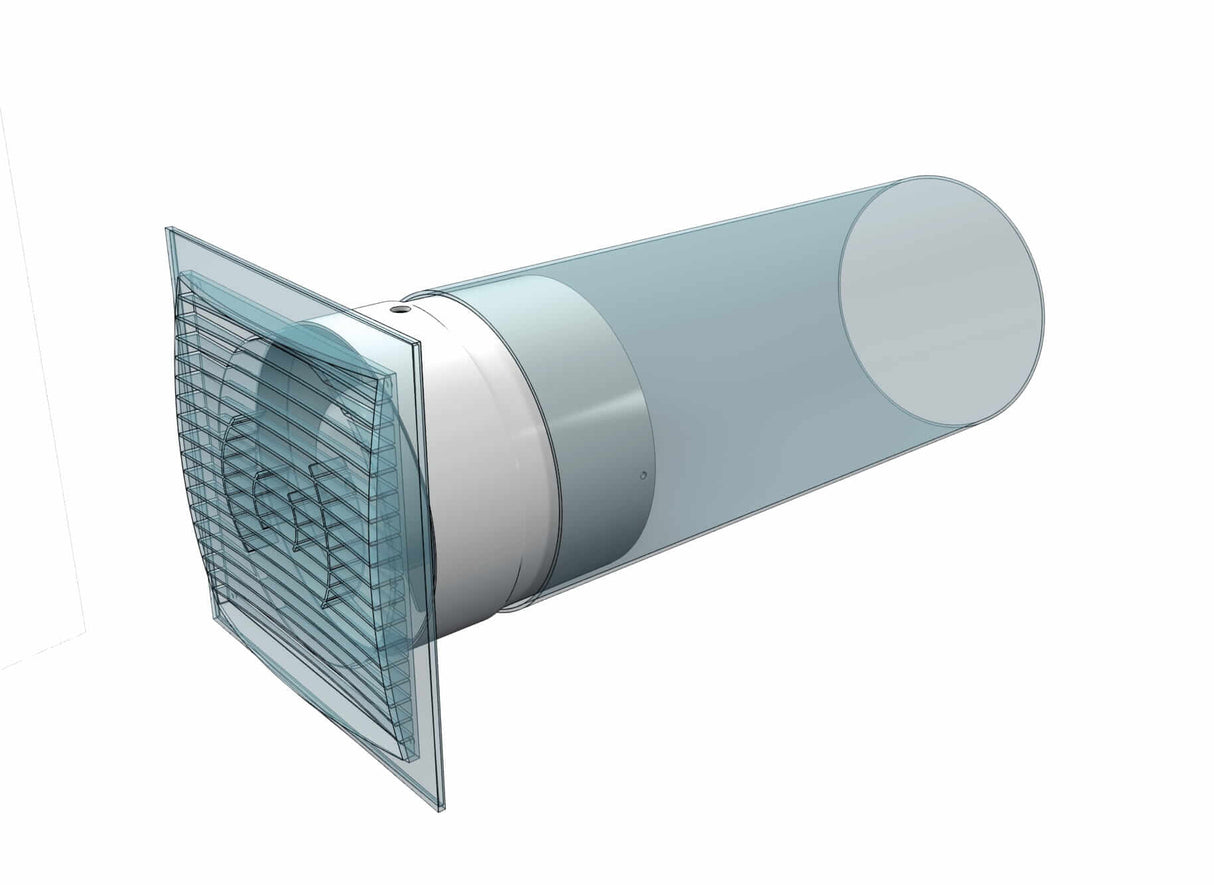 Ventilator de tubulatura axial PROFIT 150, Debit 280 mc/h