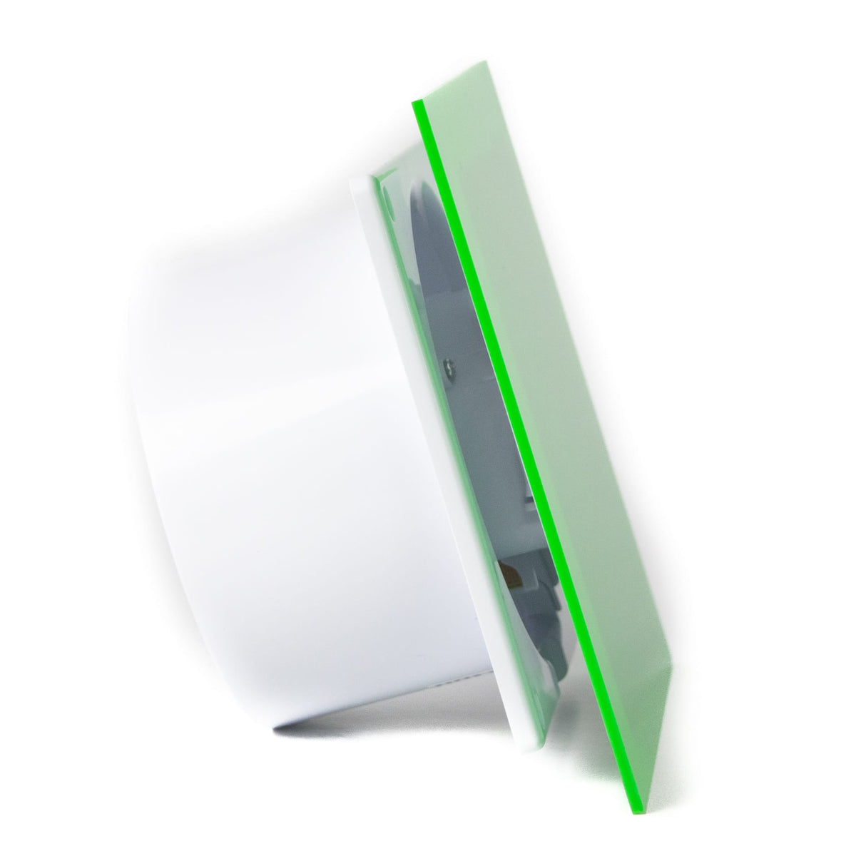 Panou frontal din plexi pentru ventilator baie dRim, Green