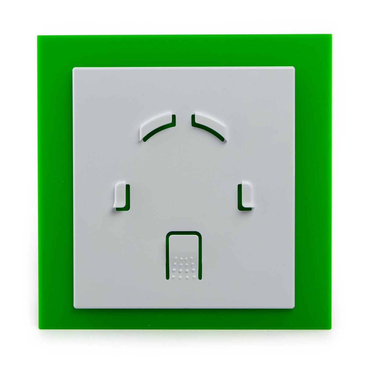 Panou frontal din plexi pentru ventilator baie dRim, Green