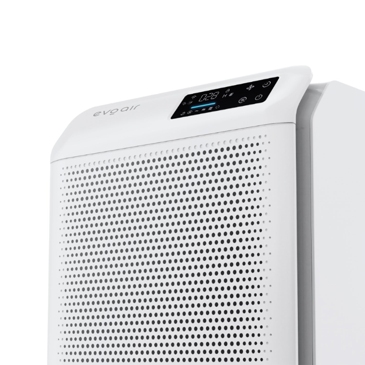 Purificator de aer Evoair HOMI P300, CADR 300m³/h, WI-FI, Filtru True Hepa, Mod Auto, Lampa UV, Ionizare, 6 Moduri Functionare, Senzor Calitate Aer, Alb