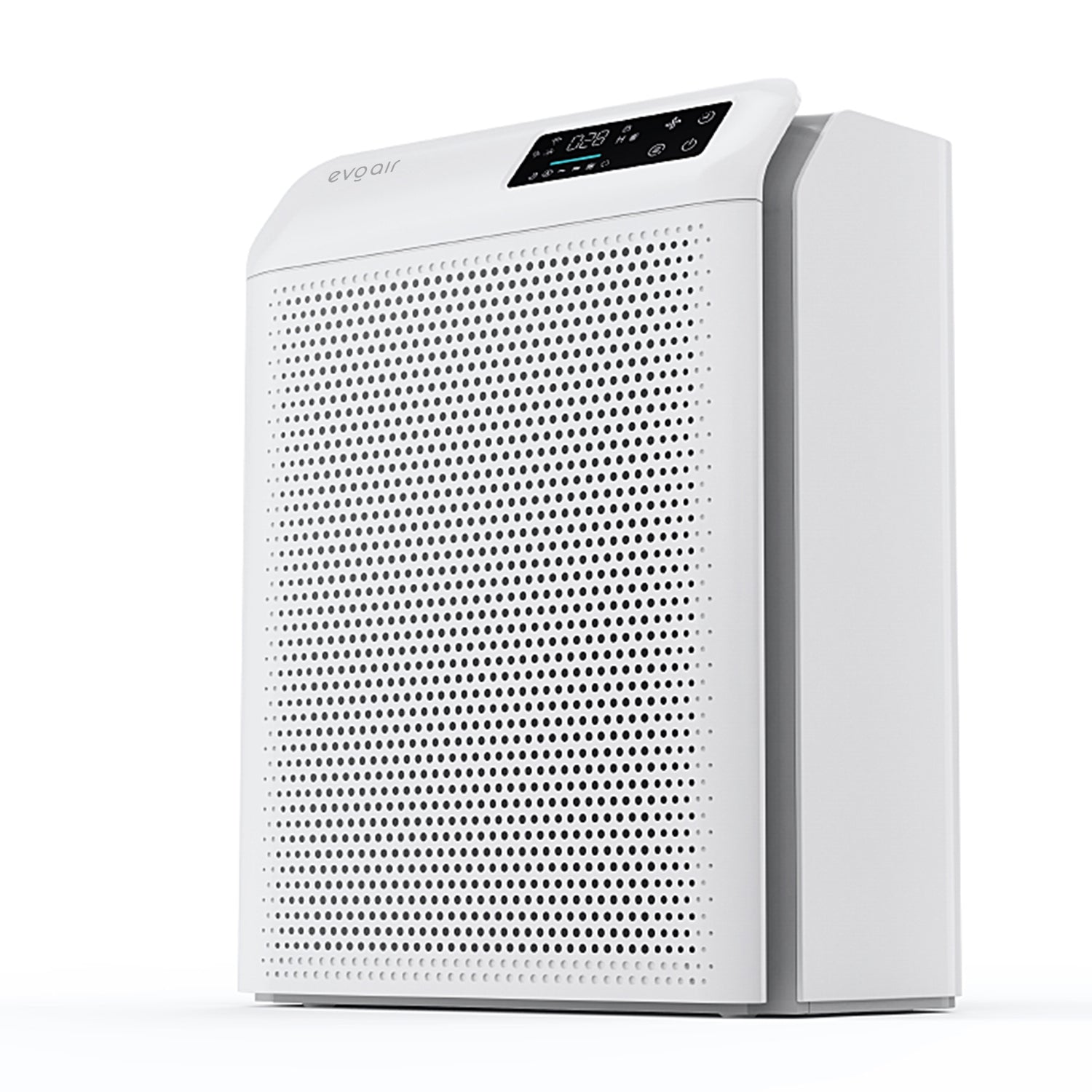 Purificator de aer Evoair HOMI P300, CADR 300m³/h, WI-FI, Filtru True Hepa, Mod Auto, Lampa UV, Ionizare, 6 Moduri Functionare, Senzor Calitate Aer, Alb