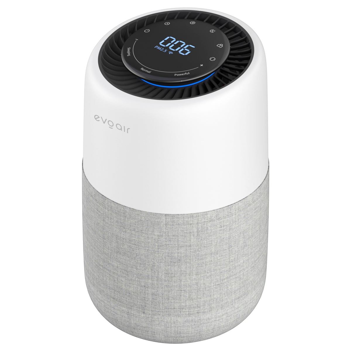 Resigilat! Purificator de aer Evoair, Joy, Wi-Fi, Filtru 4in1, True Hepa, Carbon Activ, Prefiltru Textil, 10 viteze, Monitorizare PM2.5, Mod Noapte, Blocare Ecran, Lumină Ambientală, Gri - Filtru desfăcut