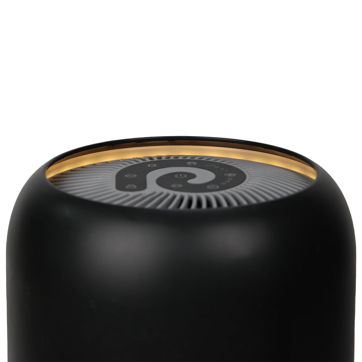 Purificator de aer Evoair, YuvoSpin, Lampă UV-C, Filtru 3in1, True Hepa, Carbon Activ, Pre-filtru, 4 viteze, Funcție Polen/Animale, Mod Noapte, Blocare Ecran, Lumină Ambientală, Negru