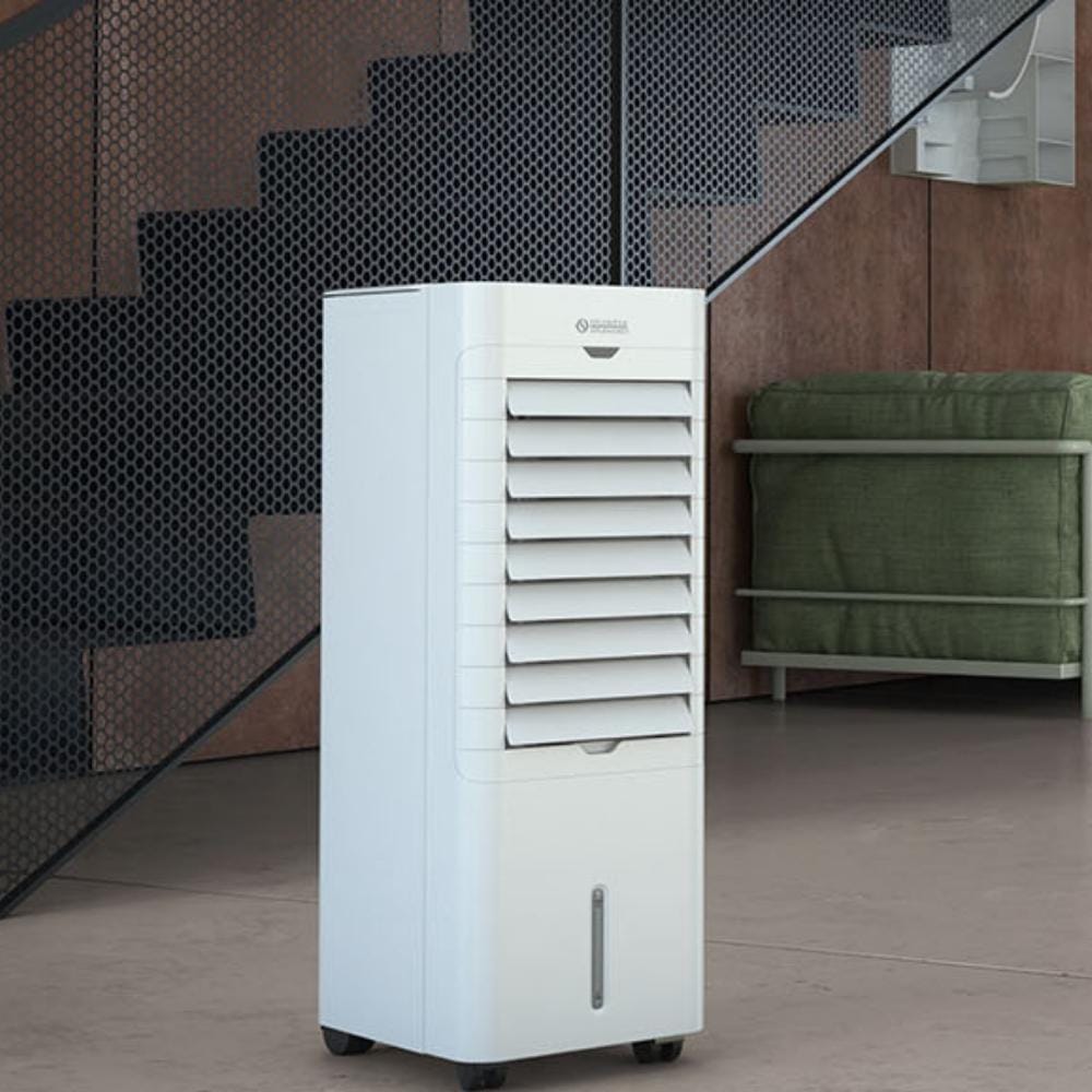 Racitor Aer Portabil - Peler 6C, Timer, Ionizator, Panou Comanda Touch Screen, Volum Rezervor Apa 6L + 2 Pastile de Răcire GRATIS