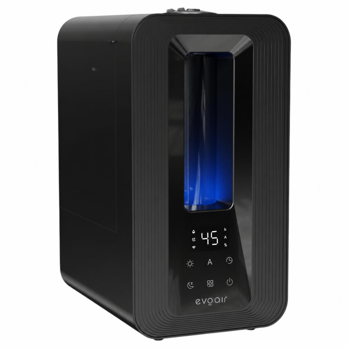 Resigilat! Umidificator Evoair Misto Smart, Wifi, Rezervor 5 L, Capacitate de umidificare 250 ml/h, Senzor de Umiditate, Lumină ambientală RGB, Negru