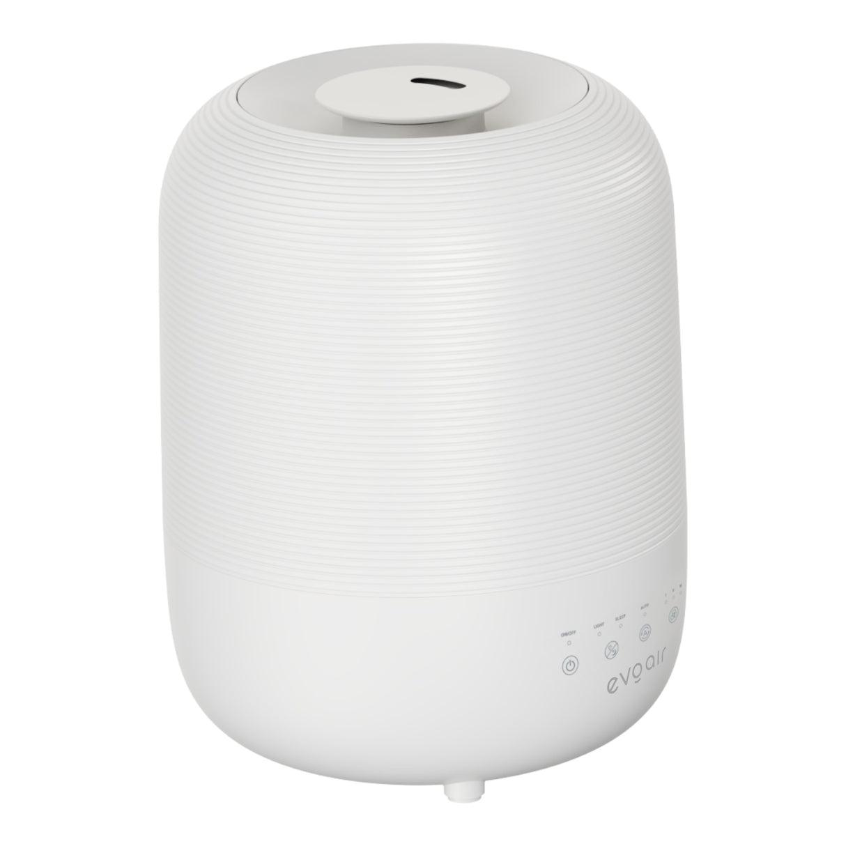 Umidificator Evoair UMIVA 3000 Rezorvor 3L, Capacitate de umidificare 300ml/h, Senzor umiditate, Mod Auto, Autonomie >8 ore, Indicator umiditate și temperatură, Alb