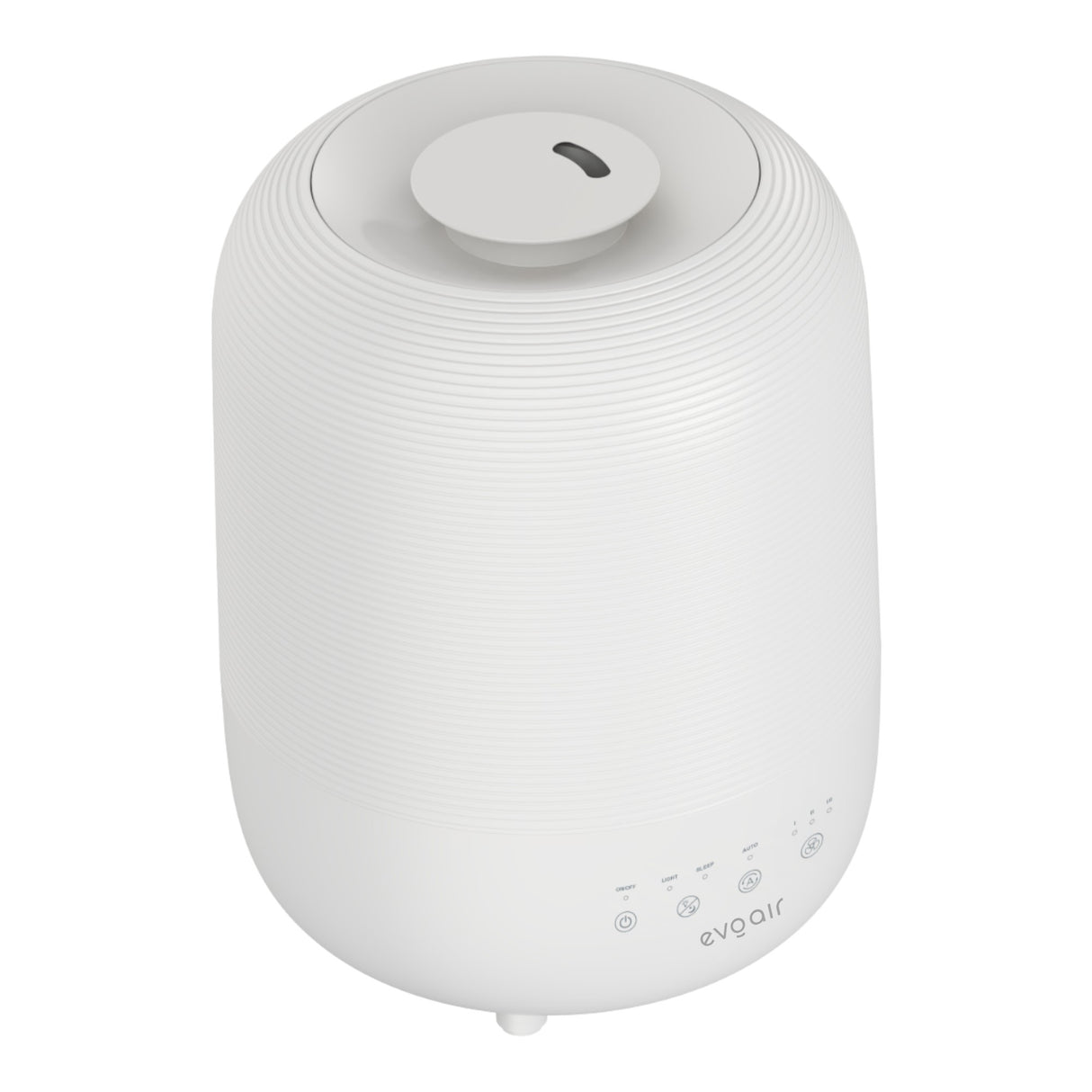 Umidificator Evoair UMIVA 3000 Rezorvor 3L, Capacitate de umidificare 300ml/h, Senzor umiditate, Mod Auto, Autonomie >8 ore, Indicator umiditate și temperatură, Alb