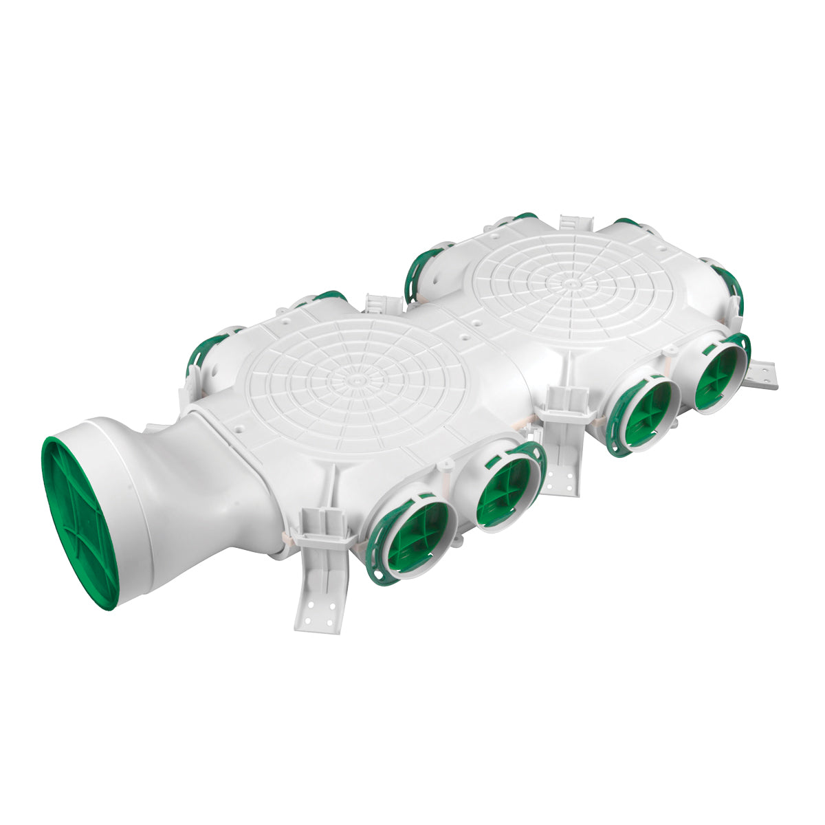 Cutie de distribuție cu racord lateral - Ø160 / 10xØ75 Awenta