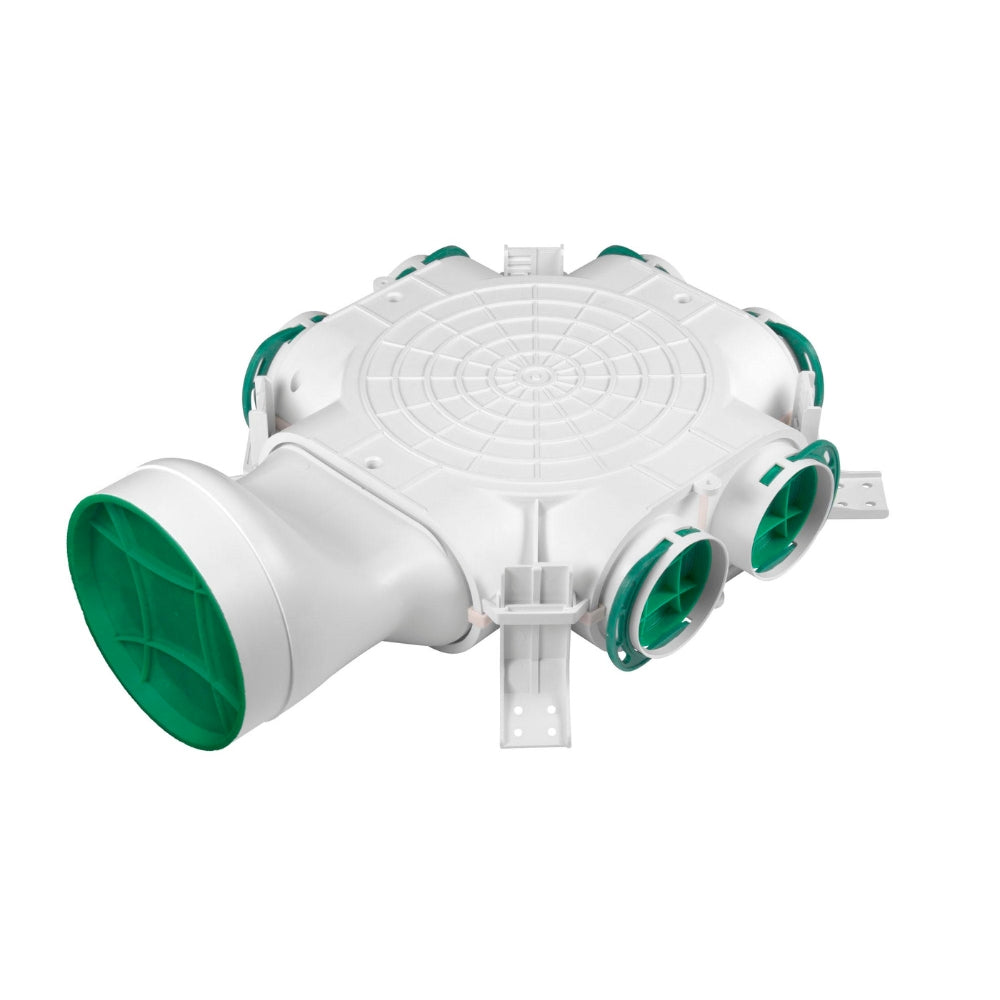 Cutie de distribuție cu racord lateral - Ø160 / 6xØ75 Awenta