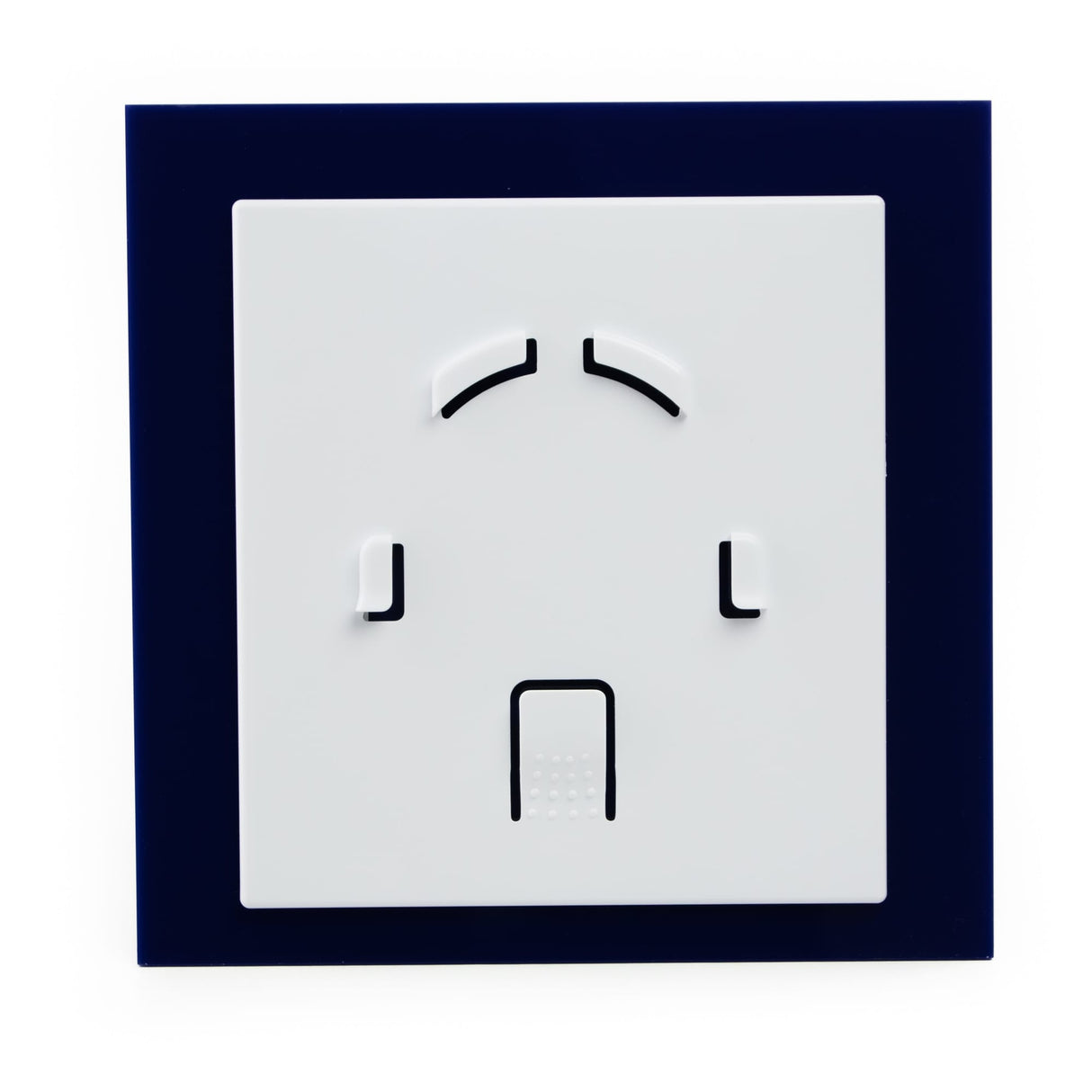 Panou frontal din plexi pentru ventilator baie dRim, Blue