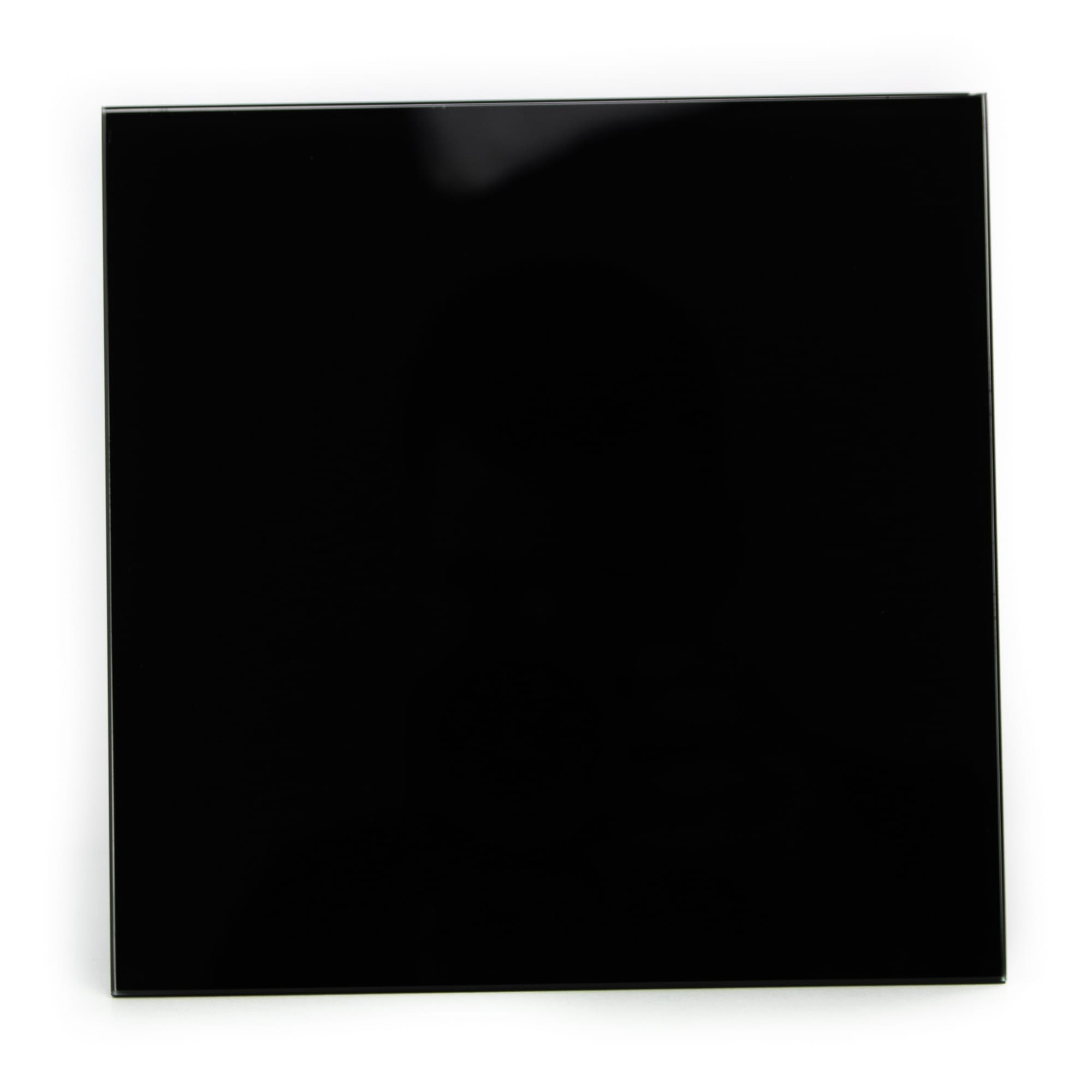 Panou frontal airroxy, model ventilator dRim din plexiglas, 175x175, Negru