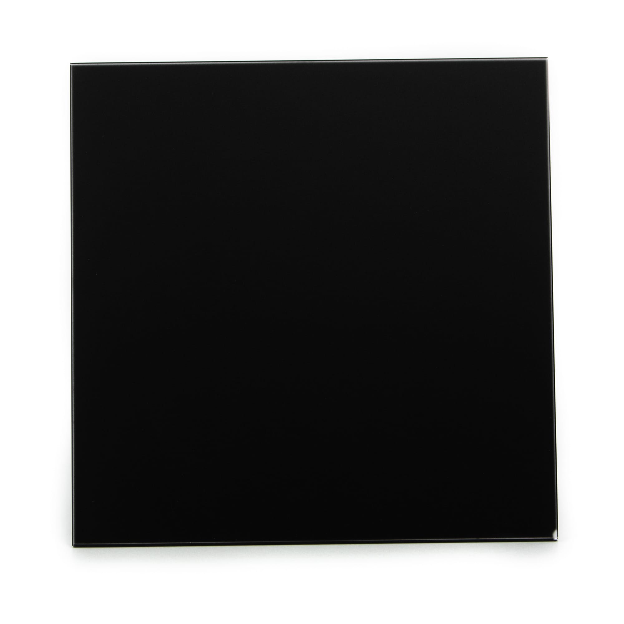 Panou frontal airroxy model dRim din sticla, 175x175, Negru Mat
