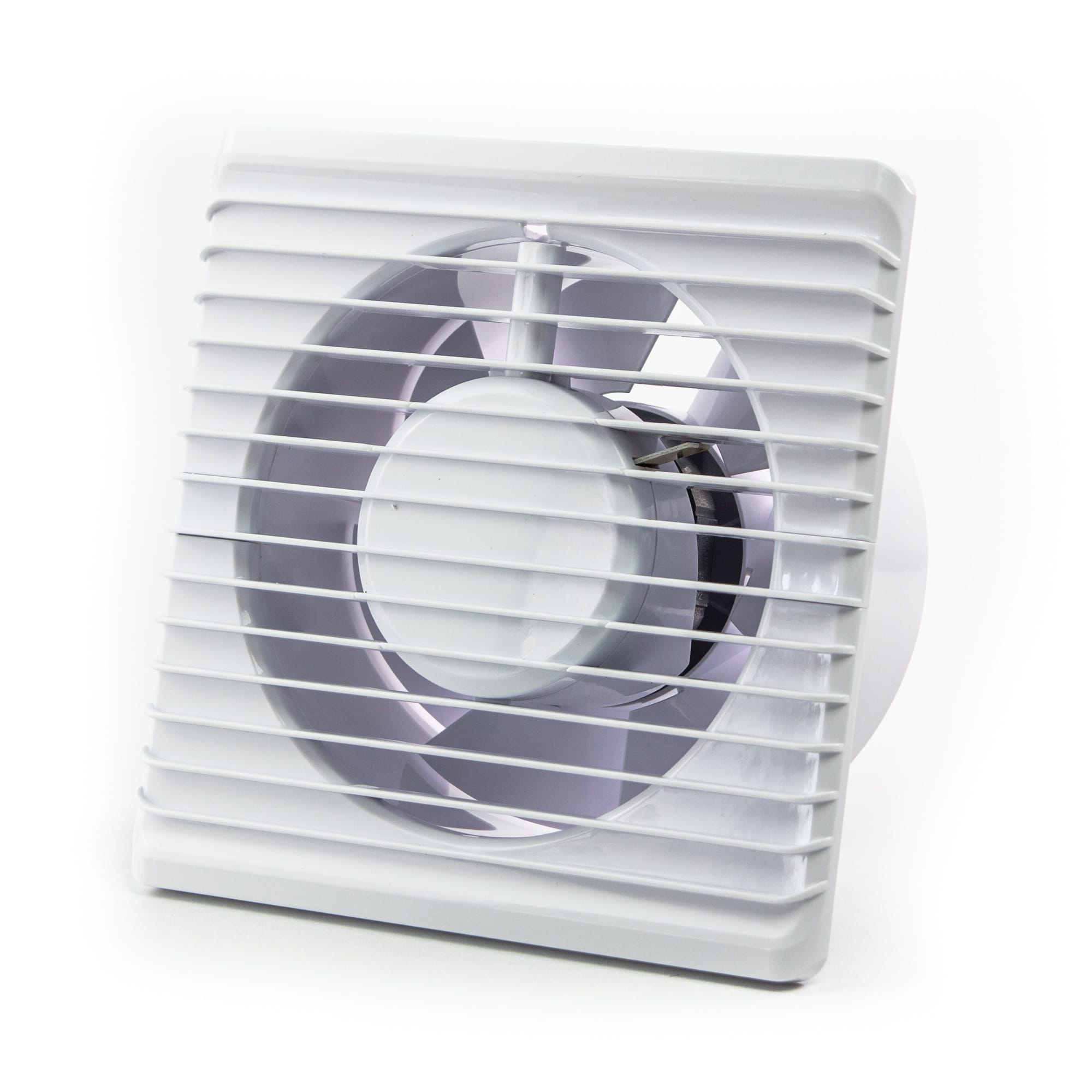 Ventilator axial baie Planet Energy Ø 125 HS, Super Silent, Debit 140 m3/h, Senzor de umiditate si Timer Garantie 2 ani, Alb