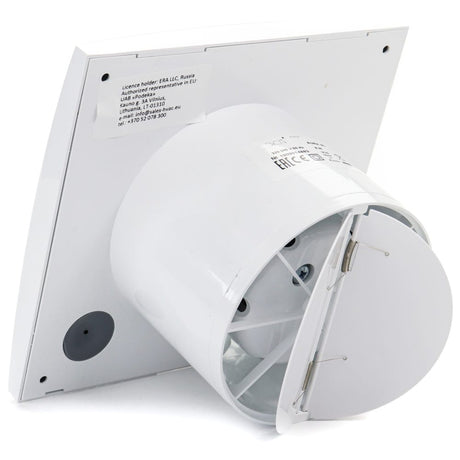 Ventilator baie AURA 4C Silent Clapeta antiretur, Garantie 2 ani, Motor Long Life 40000h, Debit 90mc/h Ø100mm
