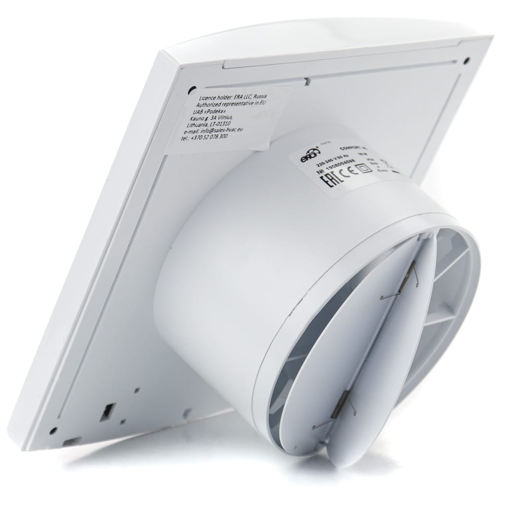 Ventilator baie COMFORT 4С Clapeta antiretur, Debit 95mc/h Ø100mm